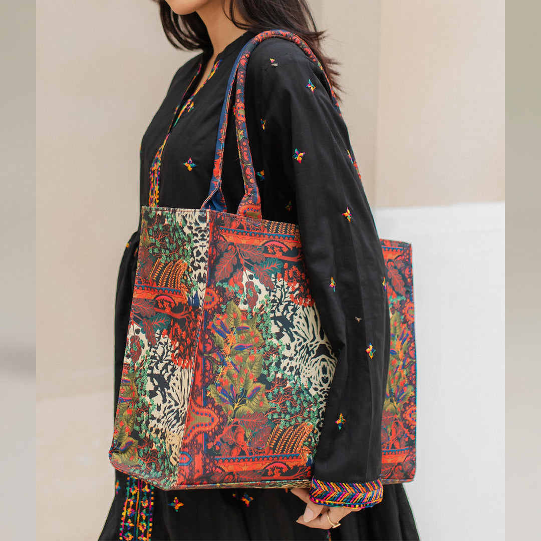 Printed Canvas Bag C-104