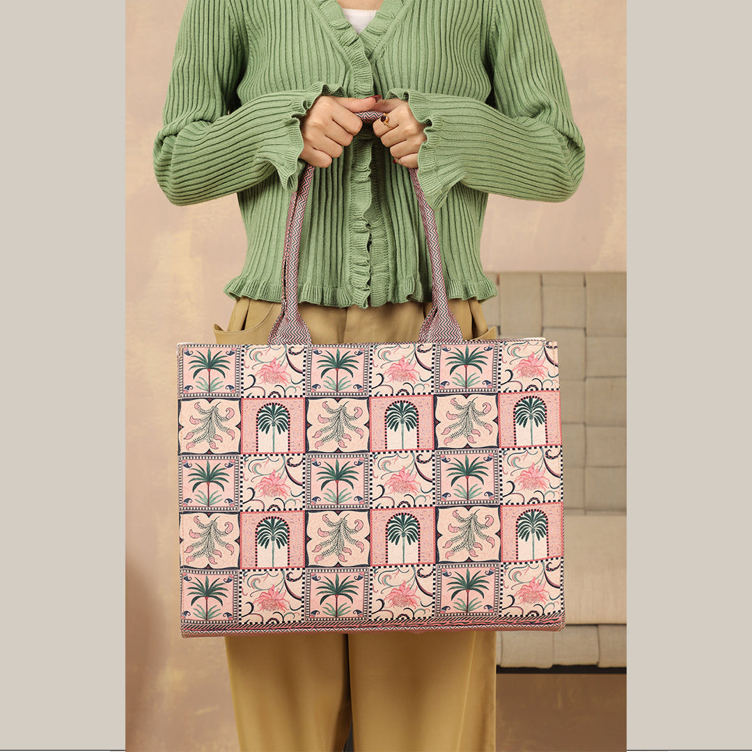 Printed Canvas Bag C-116