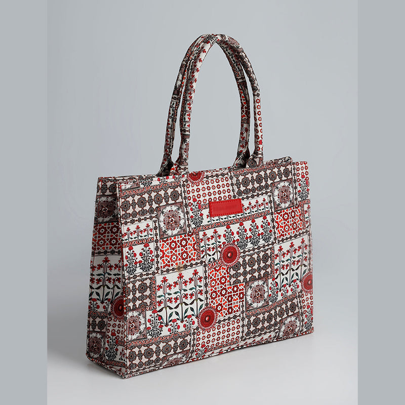 Printed Canvas Bag C-128