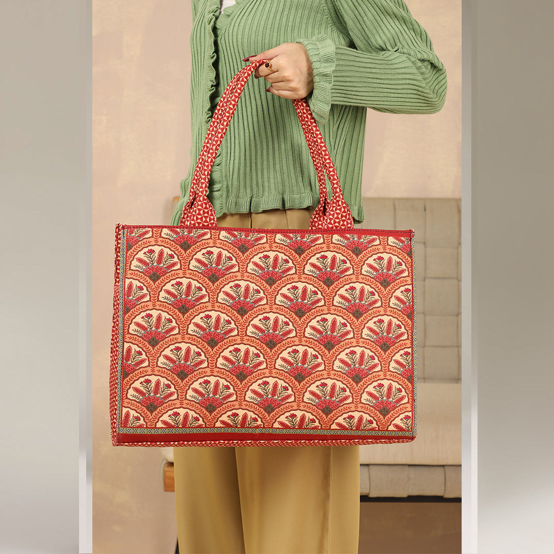 Printed Canvas Bag C-109