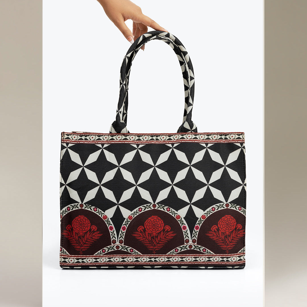 Printed Canvas Bag C-112