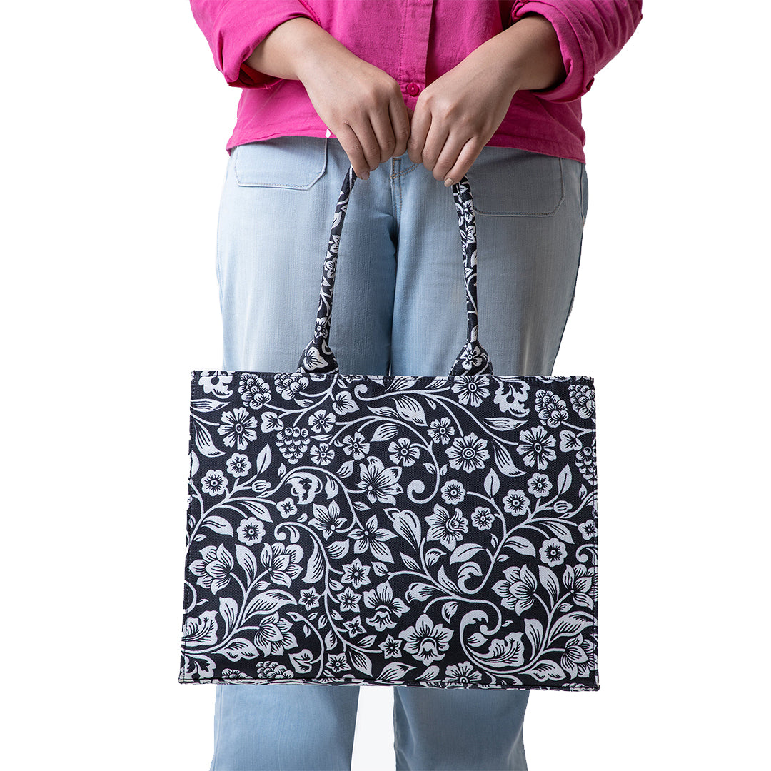 Printed Canvas Bag C-115