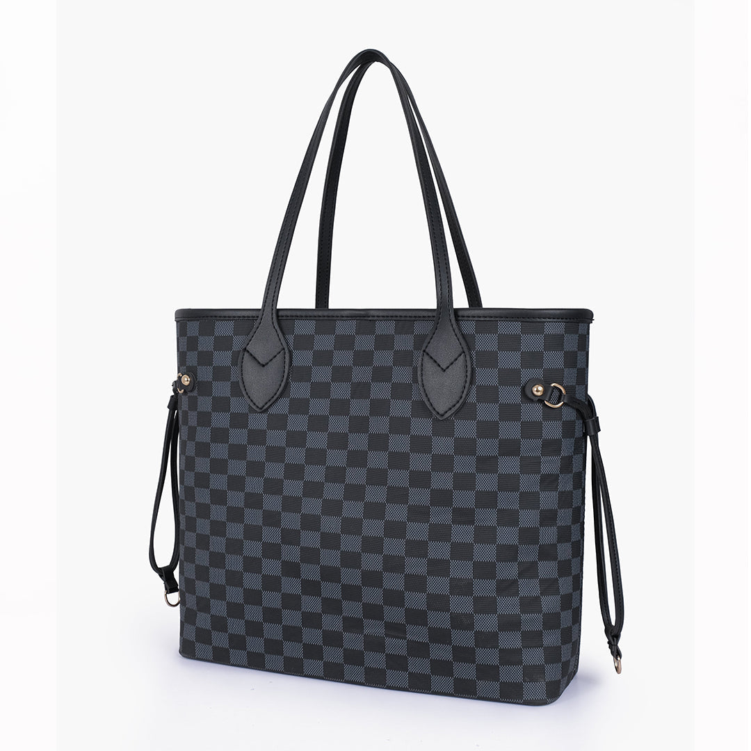 Checkerd tote bag