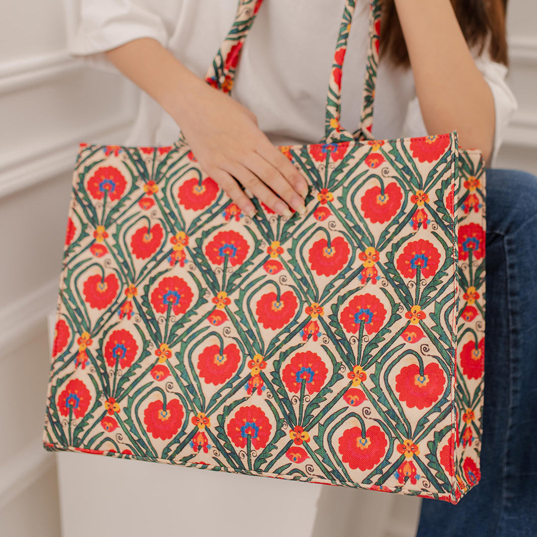 Printed Canvas Bag C-119