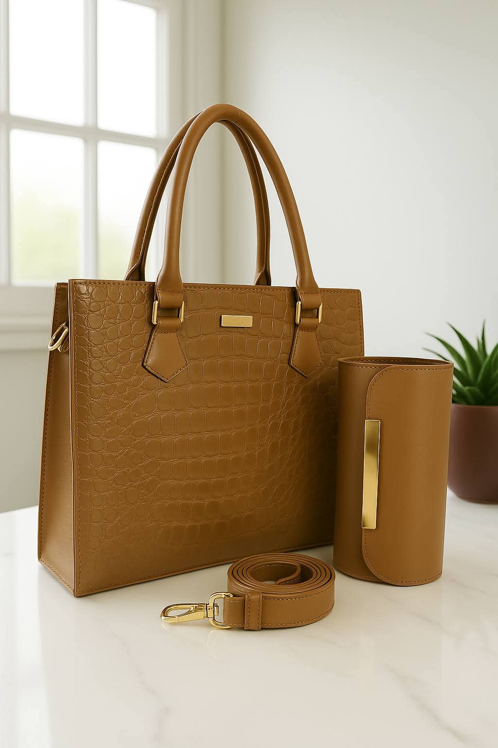 CROCO KRAFT BAG
