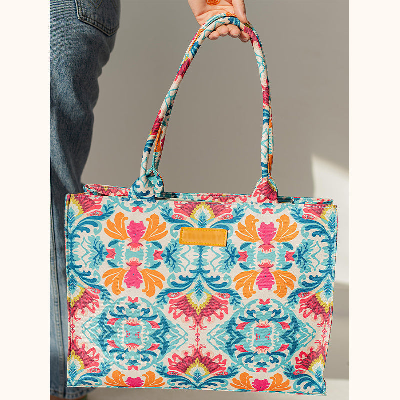 Printed Canvas  Bag C-122