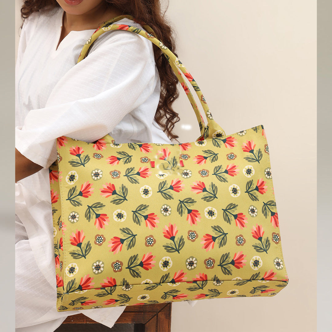 Printed Canvas  Bag C-105
