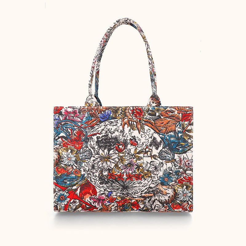 Printed Canvas  Bag C-121