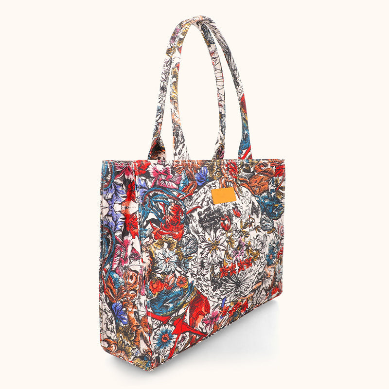 Printed Canvas  Bag C-121