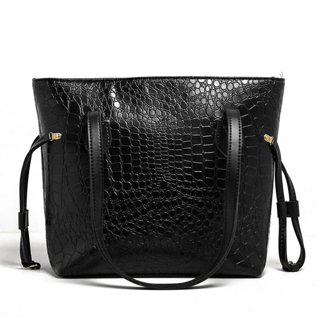 Croco tote bag