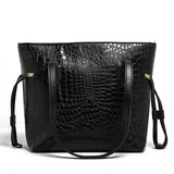 Croco tote bag