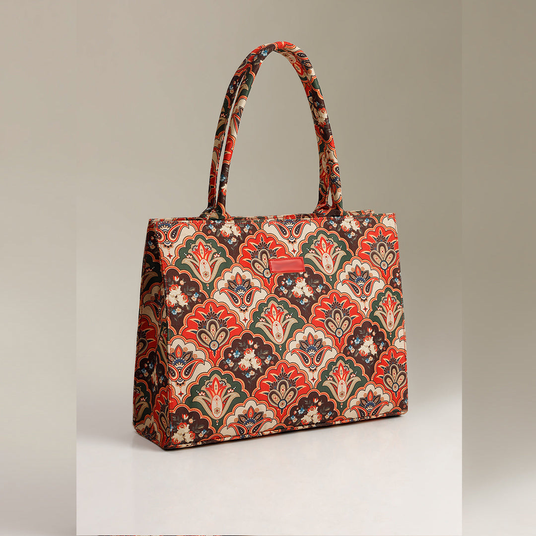 Printed Canvas  Bag C-106