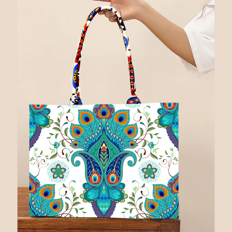 Printed Canvas  Bag C-120