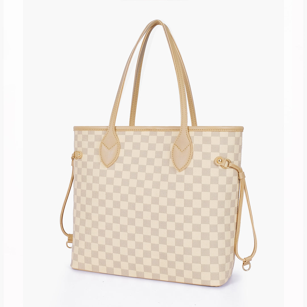 Checkerd tote bag