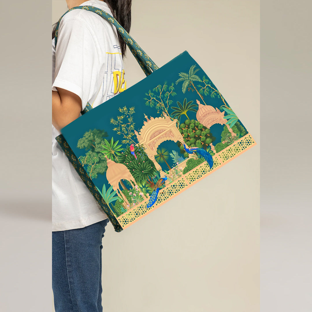 Printed Canvas  Bag C-100
