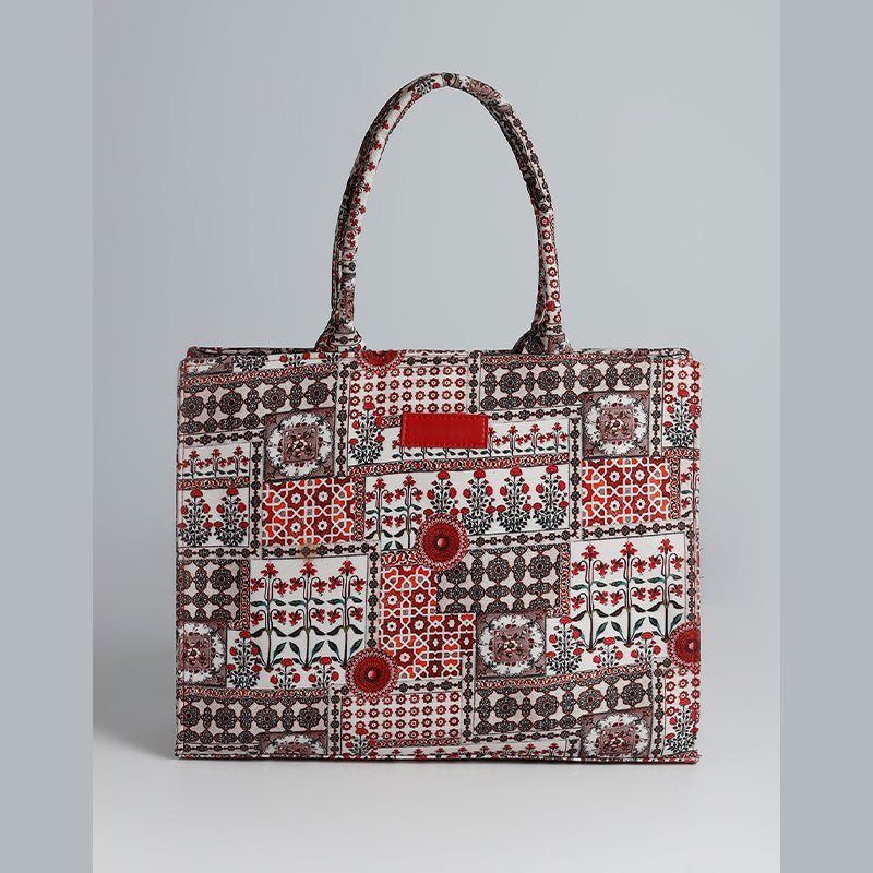 Printed Canvas  Bag C-128