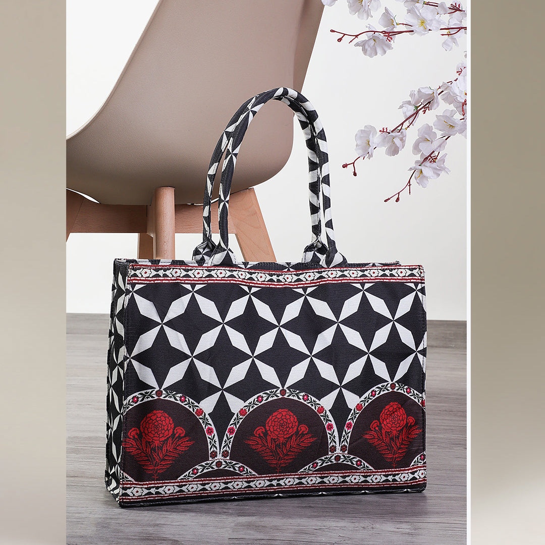 Printed Canvas  Bag C-112