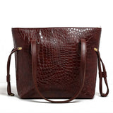 Croco tote bag