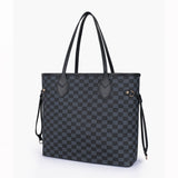 Checkerd tote bag
