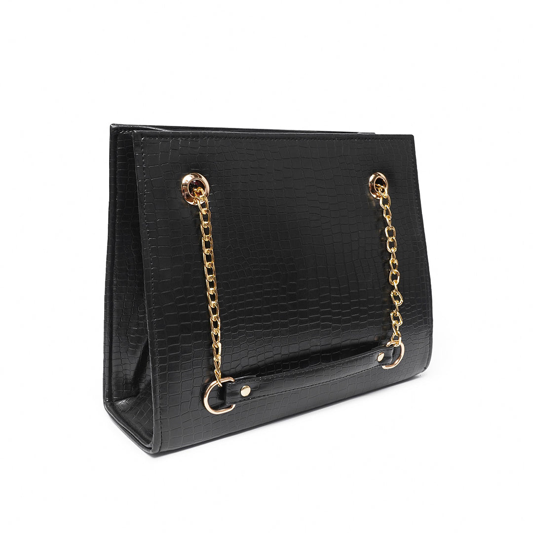 CROCO CHAIN BAG