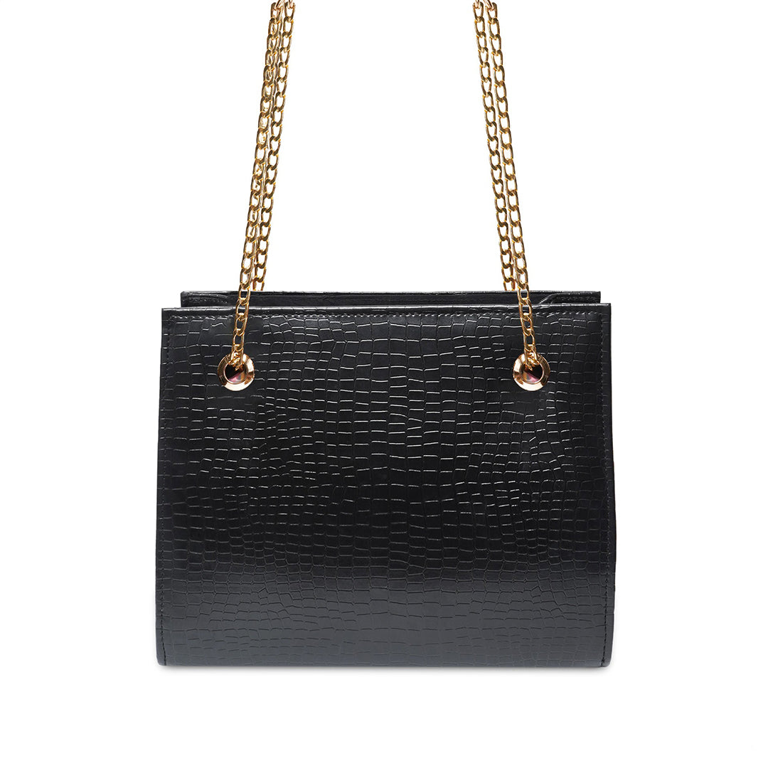 CROCO CHAIN BAG